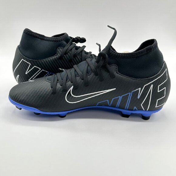 Men's Nike Mercurial Superfly 9 Club Soccer Shoes DJ5961-040 Black Royal Sz 7.5 - Picture 8 of 11